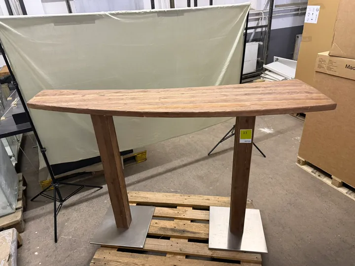 Unikat Stehtisch Massivholz